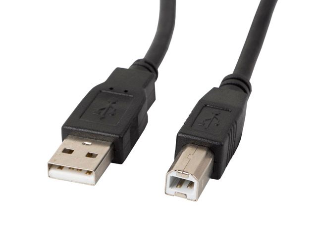 Lanberg CA-USBA-10CC-0050-BK USB-kabel - 5 m - Zwart