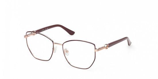 Guess GU50312 Shiny bordeaux 54/17/140 Vrouwen Brilmonturen