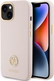 Guess 4G Silicone Metal Logo Back Case - Apple iPhone 15 (6.1") - Roze