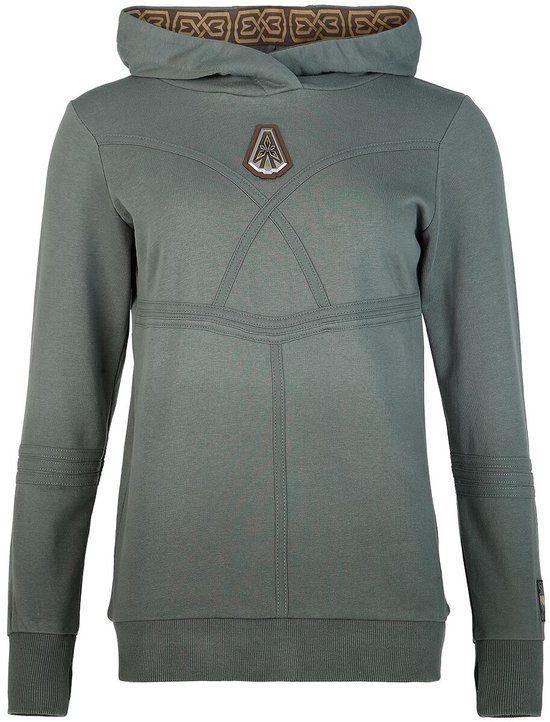 The Lord Of The Rings Khazad-dûm Dames Trui met capuchon - blauwgrijs - XXL