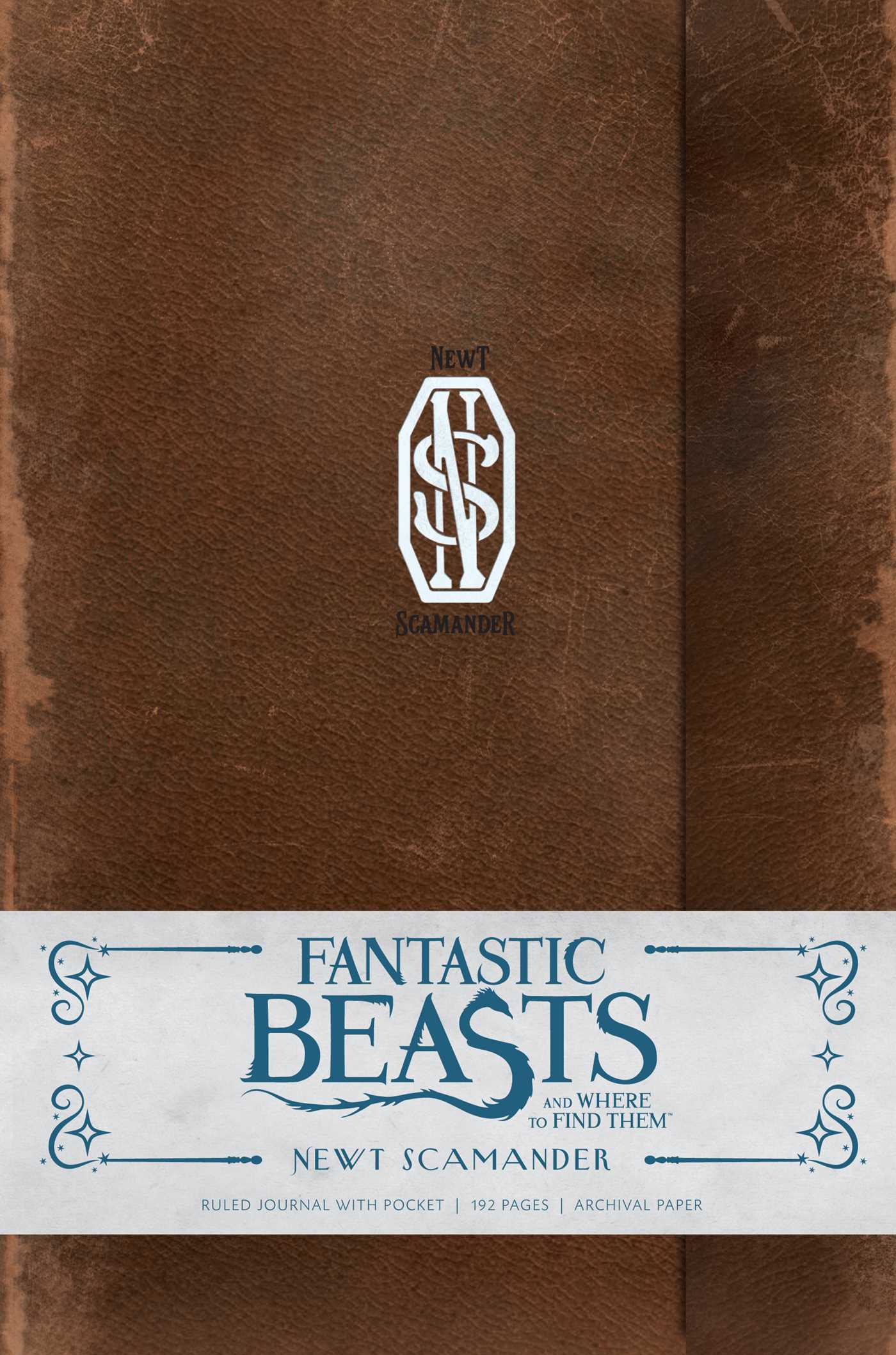 Harry Potter Fantastic Beasts and Where to Find Them: Newt Scamander Hardcover Ruled Journal hardcover