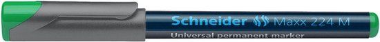 Schneider Schrijfwaren Schneider Maxx 224 M universele marker, permanent, groen, doos met 10 stuks