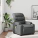vidaXL Massagestoel Grijs Kunstleer