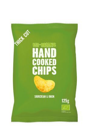 Trafo Chips handcooked sour cream & onion bio 125g