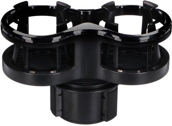 Car AUTO Bekerhouder 1 | Adapter voor bekerhouder in de auto met verstelbare basis en onderzetter | Past op de meeste bekerhouders in de auto | Geschikt voor flessen tot 7 cm in diameter | Grote bekers