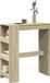 Maison Exclusive Tabouret de bar avec étagère, chêne Sonoma, 90x40x103,5 cm, panneau de particules