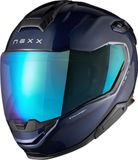 Nexx X.TR Atlantic Carbon Helm - Blauw/Koolstof - Integraalhelm - ECE 22.06 - Maat XL