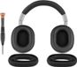 OEM ZenithVibe Vervangende Oorkussens en Hoofdband Cover Kit voor Audio Technica ATH M40, M40X Hoofdtelefoon met Silicone Oorkussen Beschermers en Comfortabele Hoofdband Kussens - Zwart
