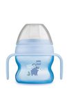 MAM Starter Cup 150 ml, kinderbeker met lekvrije schenktuit 4+, lichtblauw