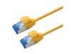 ROLINE Patchkabel Kat.6A (Class EA) S/FTP (PiMF) LSOH PoE Geel 0.3 m