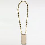 Gehard Xiaomi Redmi Note 12 4G Gehard Glas Versterkte Transparante Beschermhoes Lichtgoud Diamanten Sieraden Lanyard/Koord