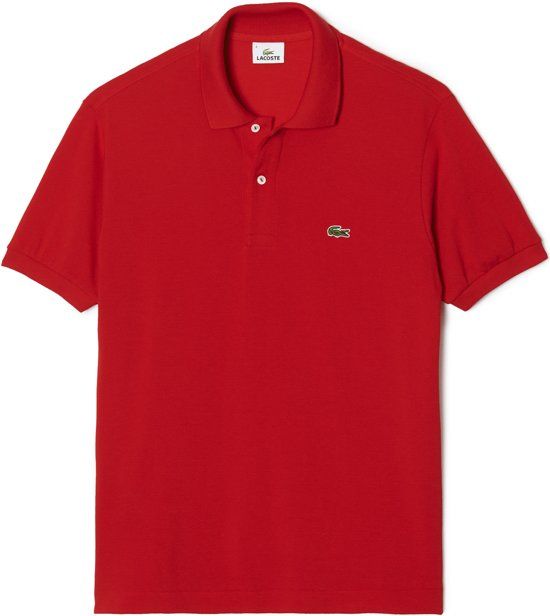 Lacoste Classic Piqué Sportpolo casual - Maat XXL - Mannen - rood