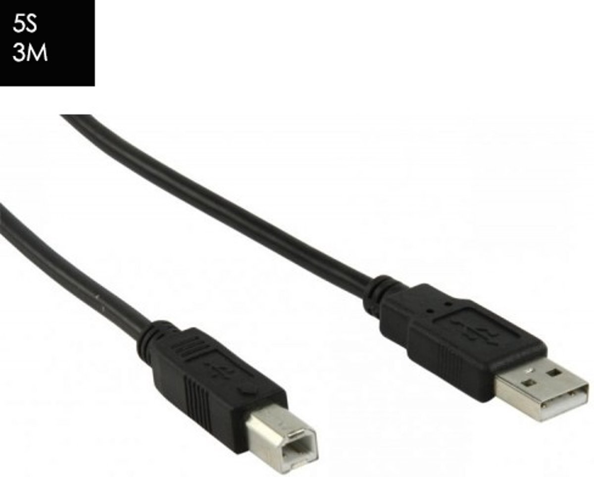 SGL Printer kabel Printer usb 2.0 Kabel 3 meter 5S Universeel kabel voor printers