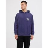 JACK & JONES Jornorrebro Typo Back Sweat Hood Sn Herren