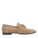 Manfield - Hommes - Mocassins en suède taupe avec pompons - Taille 41