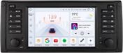 BMW Autoradio met Bluetooth et CarPlay pour 5-serie E39, X5 E53, M5 (1996–2003) – Compatible avec Apple et Android – Installation stéréo – Système de navigation – 6 Go RAM, 64 Go mémoire de stockage