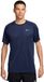 Nike Dri-Fit Advantage Stride Top Marine Polyester Korte Mouw M Mannen Hardlopen