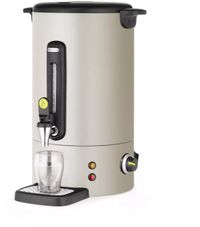 HENDI Warme dranken ketel - 16L - non-drip kraan - roestvast staal - lichtgrijs