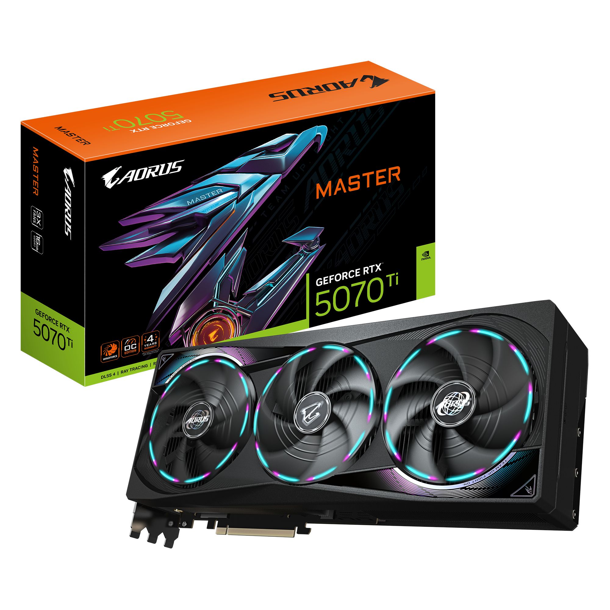 Gigabyte NVIDIA GeForce RTX 5070 Ti AORUS MASTER 16G