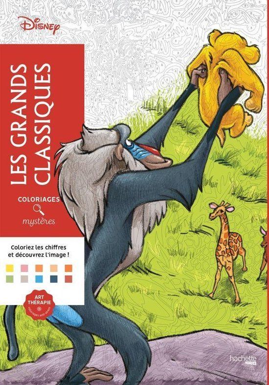 Disney Les Grands Classiques 1 - Kleurboek voor volwassenen - 128 pagina's