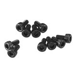 Kapkop M3x6mm zwart oxide (10)