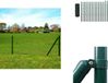 vidaXL Euro hek 25x0,8 m staal groen