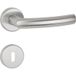 Hermat BASIC 07 poignée de porte en acier inoxydable, BB - porte de chambre finition acier inoxydable mat