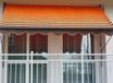 Angerer Freizeitmöbel 2315.200 zonnescherm Acryl Bruin, Oranje Vast Gevelluifel
