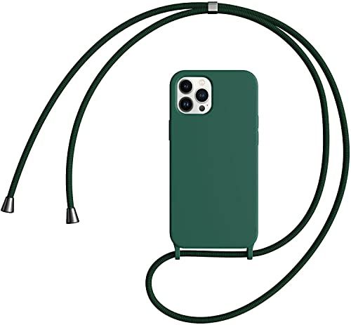 LIUKM siliconen hoesje voor iPhone 13 Pro Max - Donkergroen