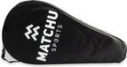 Matchu Sports - Housse de padel - Housse de padel - Hommes/femmes - Convient pour 1 raquette de padel - Noir - Avec doublure - Avec cordon de transport
