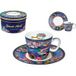 Carmani Tasse à expresso avec soucoupe, reproduction du tableau « Nymphéas » de Claude Monet