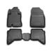 OMAC 2303444 Ensemble de tapis de sol noir, ETP (élastomère thermoplastique)