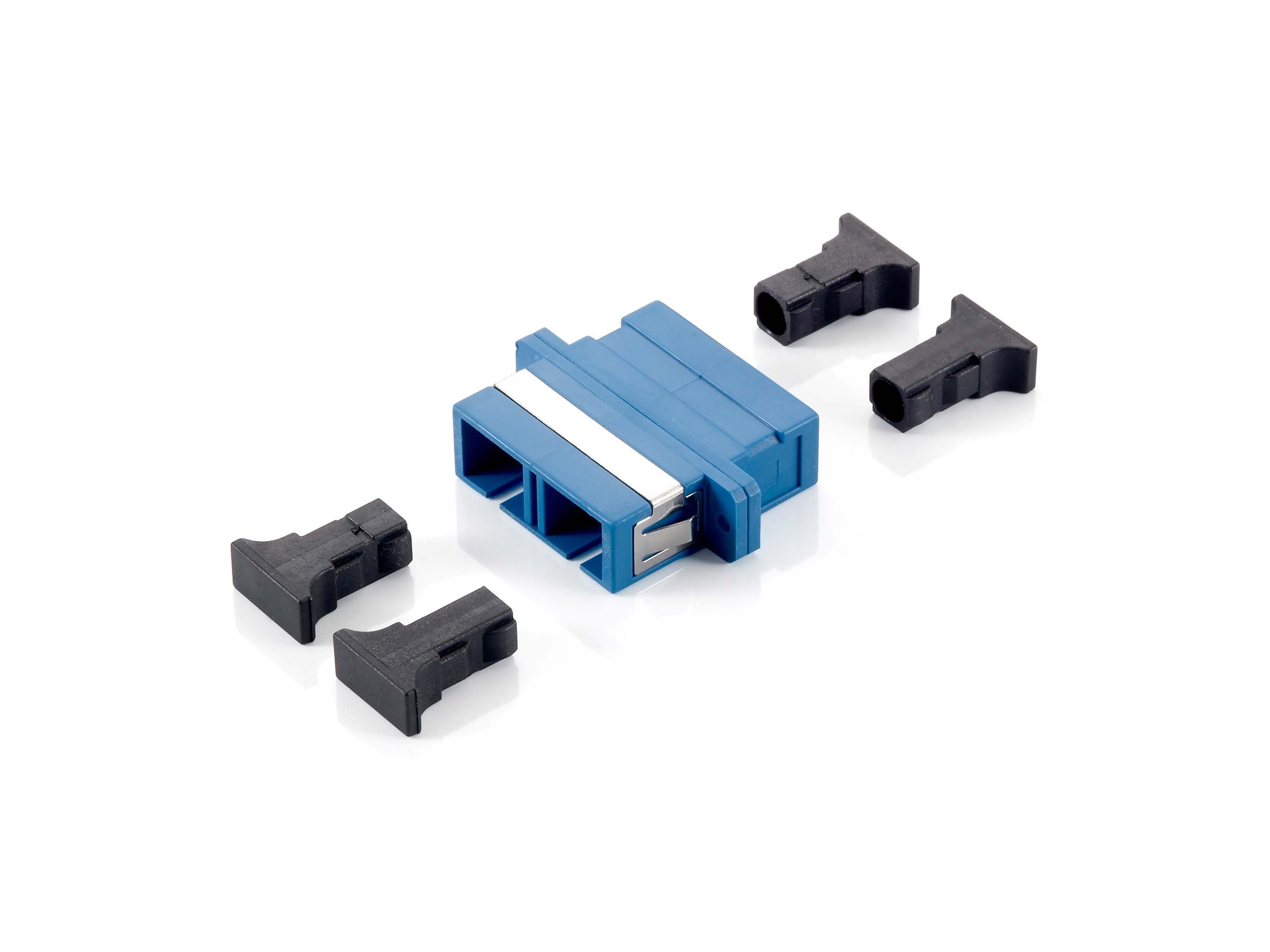 Equip SC Fiber Optic Coupler, Single-mode Duplex - 156131