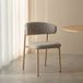 LABEL51 Kaito Chaise de salle à manger - Crème - Tissu - Métal