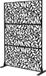 ML-Design Firenze Paravent 3 pièces Noir Acier 120x180cm