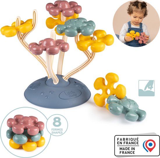 {"int": null, "string": "Lucavo"} Smoby Little Smoby Little Coral Bouwset - Wateruniversum - 9 Onderdelen - 1+ jaar