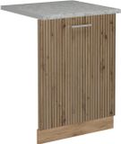 Vicco R-Line Vaatwasserfrontpaneel – 60 cm, Artisanaal eiken/Goudkleurig Eiken