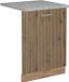 Vicco R-Line Vaatwasserfrontpaneel – 60 cm, Artisanaal eiken/Goudkleurig Eiken