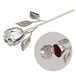 Elegance Roze Ring houder met lange steel