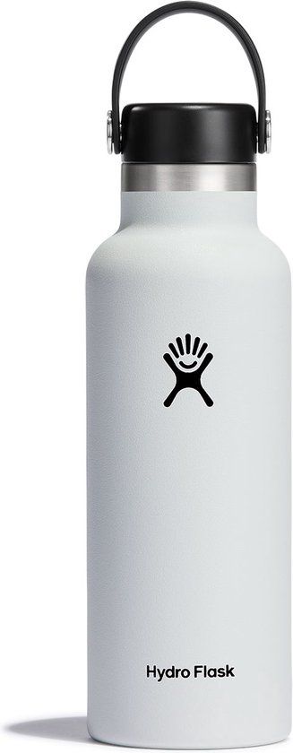 Hydro Flask Standard Mouth Flex Cap Drinkfles - 532ml - Wit