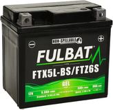 Fulbat YTX5L-BS Batterie Scooter 12V 5Ah – Gel Batterie | Sans entretien & Prêt à l'emploi