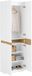 SoBuy KSB01-W Armoire, 2 portes, 5 compartiments