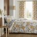 OEM Inga Leaf Gold Ensemble de literie 180x220 cm 100% coton motif floral