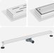 Tuyau de douche 2-en-1 avec siphon 360° argent 100 cm