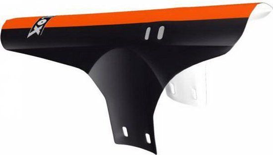 Velox voorspatbord zwart/ oranje vouwbaar