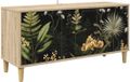 vidaXL Meuble TV RHENEN 102 x 33 x 50 cm Sonoma Bois composite
