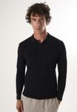 Felix Hardy Trui Met Polokraag En Knopen - Polo Shirt - 100% Katoen Heren Zwart - 2Xl
