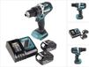 Makita DHP 484 RG perceuse-visseuse à percussion sans fil 18 V 54 Nm sans balai + 2x batterie 6.0 Ah + chargeur