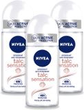 Nivea 3 x Deo Roll-On Talc Sensation Anti-Transpirant 50 ml