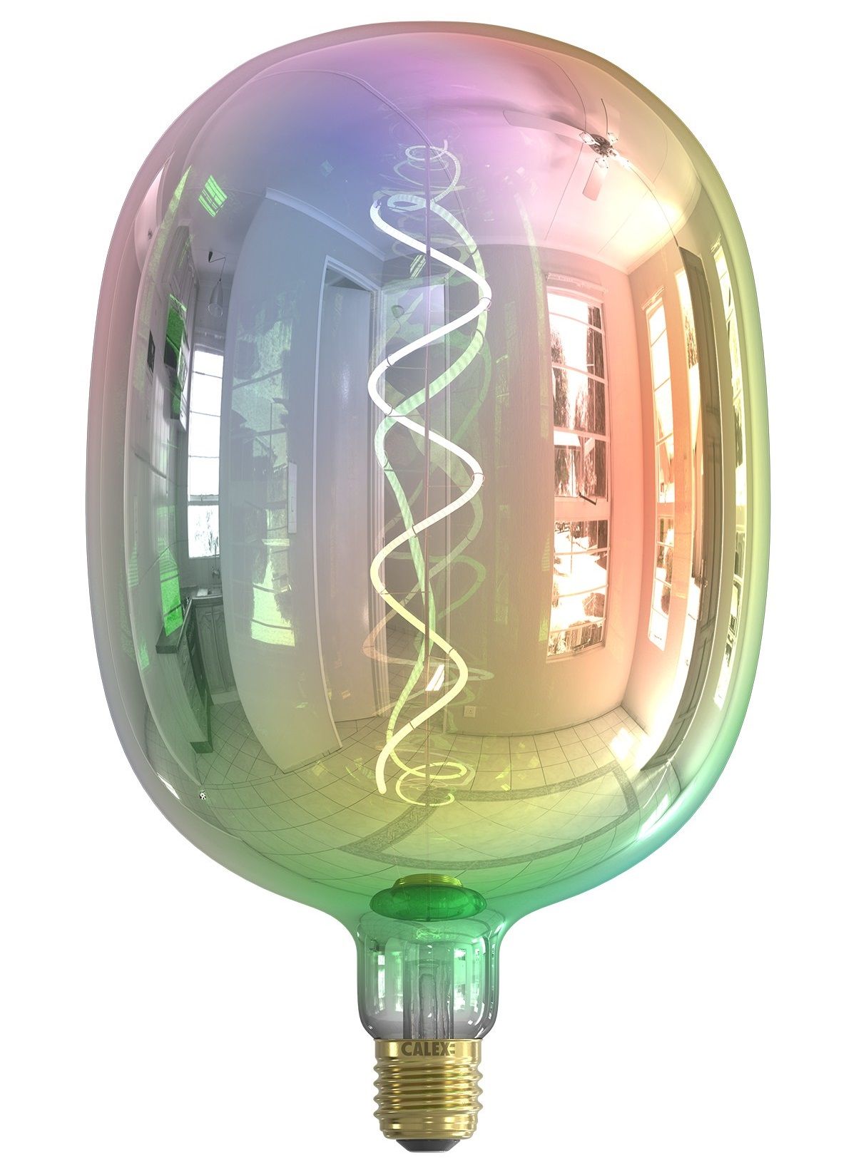 Calex Avesta Metallic Opal LED Lamp E27 4W 40lm 2000K Dimbaar